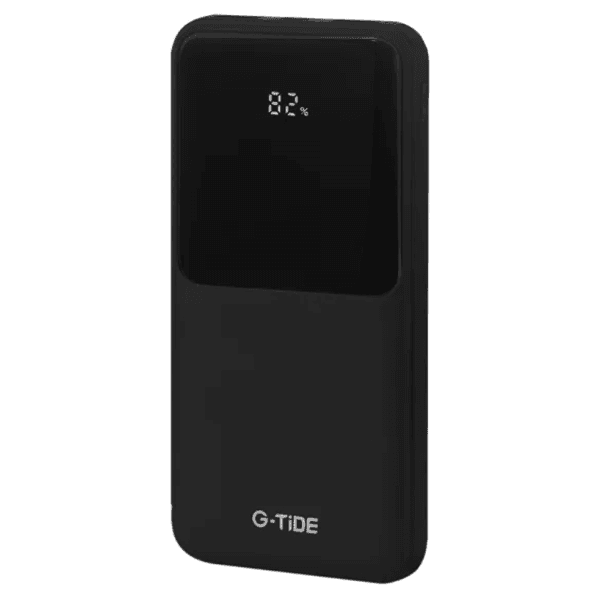 Anúncio: Carregador Portatil PowerBank G-TiDE Easy 1 / 22.5W / 10000Mah / 2x USB / Cabo Embutido Lightning - USB-C - Preto
