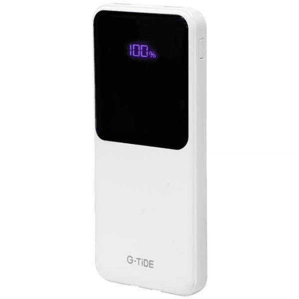 Anúncio: Carregador Portatil PowerBank G-TiDE Easy 1 / 22.5W / 10000Mah / 2x USB / Cabo Embutido Lightning - USB-C - Branco