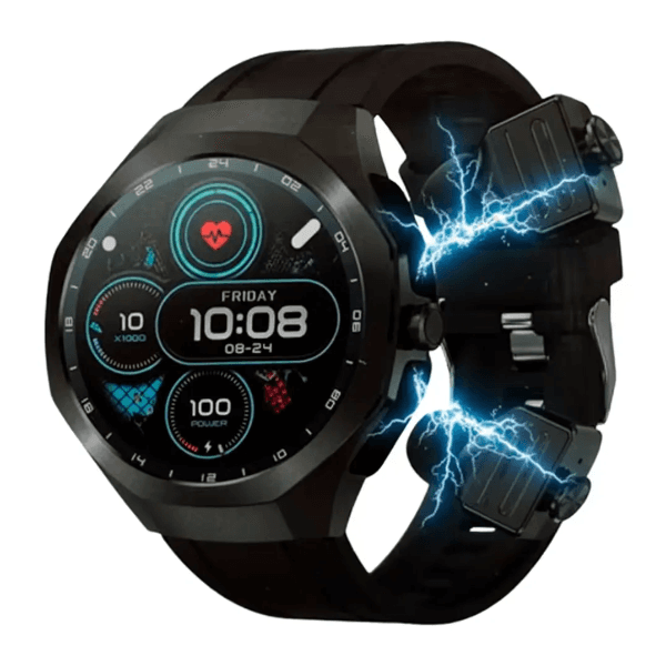 Anúncio: Relogio Smartwatch G-Tide R9 Edge Com Bluetooth / A prova d'água / Com Pulseiras Extra - Cinza/Preto