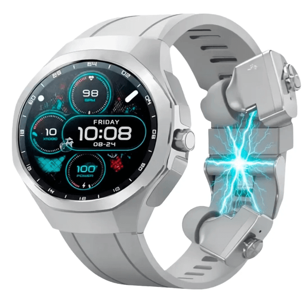 Anúncio: Relogio Smartwatch G-Tide R9 Edge Com Bluetooth / A prova d'água / Com Pulseiras Extra - Prata