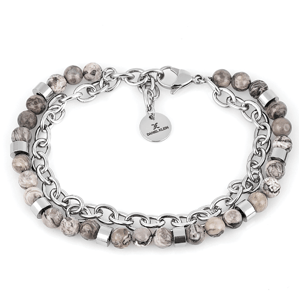 Anúncio: Pulseira Masculino Daniel Klein DKJ.14.10004-3 - Bege/Prata