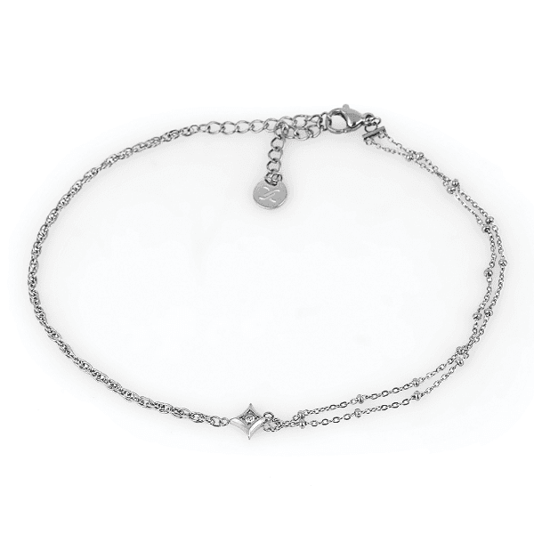 Anúncio: Tornozeleira Feminina Daniel Klein DKJ.5.50009-1 - Prata