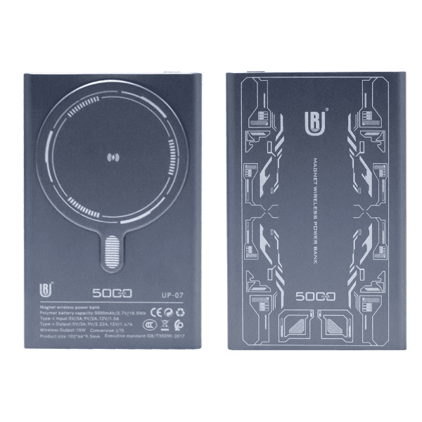 Anúncio: Carregador Portátil UR UP-07 PowerBank 15W Magsafe / PD-20W / 5000Mah / USB-C - Cinza