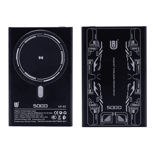 Anúncio: Carregador Portátil UR UP-07 PowerBank 15W Magsafe / PD-20W / 5000Mah / USB-C - Preto