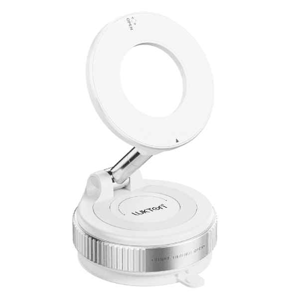 Anúncio: Suporte Para Celular Magnetico Lukton ZJ-111 Vacuum Magnetic - Branco