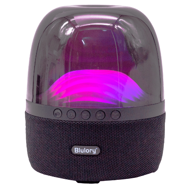 Anúncio: Caixa De Som / Speaker Blulory BS-801 X-Bass Wireless / Bluetooth 5.3/ Led 360° Color Full / 1800Mah - Preto