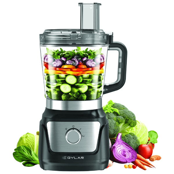 Anúncio: Multiprocessador Qylar QY-1316 / 4 Em 1 / 1000W / 2 Litros / 2 Velocidades + Pulsar / 220V ~ 50/60Hz - Preto