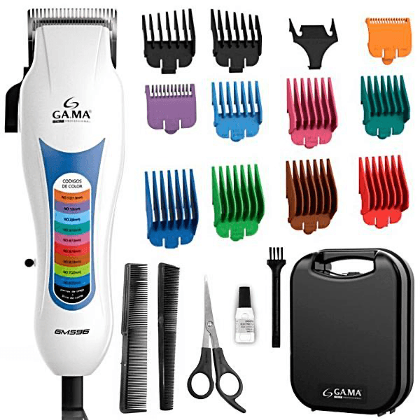 Anúncio: Maquina de Cortar Cabelo Gama GM596 Magnetic Clipper / 9 Em 1 / 110V - Branco