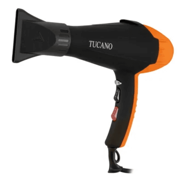 Anúncio: Secador de Cabelo Tucano TC-9090 / 8600W / 2 Velocidades / 2 Temperaturas / 220V ~ 50/60HZ - Preto/Laranja