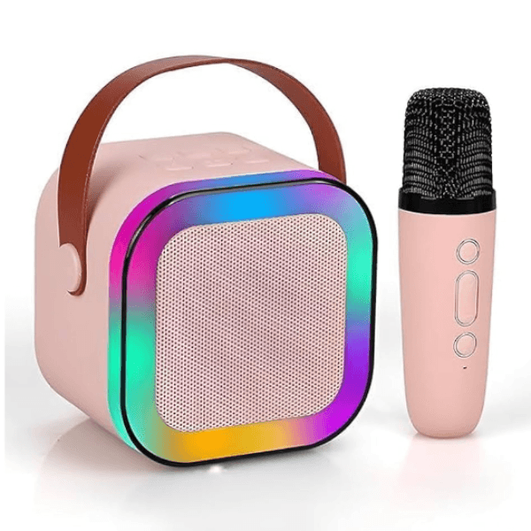 Anúncio: Mini Speaker K12 Karaoke Com Bluetooth e Microfone - Color Mix