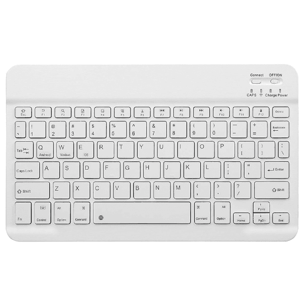 Anúncio: Mini Teclado Magnético Sem Fio 4life Wireless Keyboard Com Bluetooth - Branco