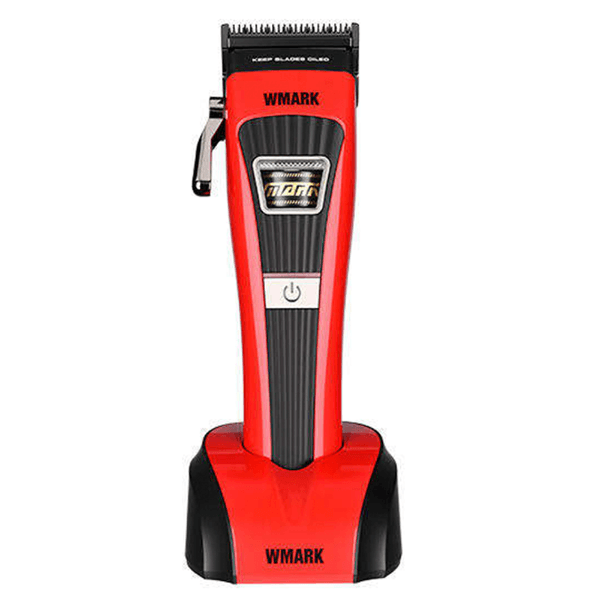 Anúncio: Cortador de Cabelo Wmark NG-V1 / 8500Rpm / 2500Mah / Com Acessorios / Recarregavel - Preto/Vermelho