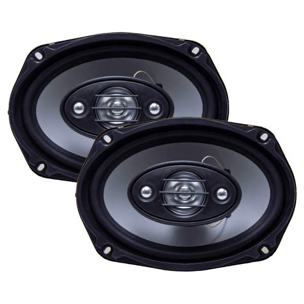 Anúncio: Alto Falante Roadstar RS-6960 Com 2 Pecas / 6X9" / 1500W / 4 Vias / 50-22Khz - Preto