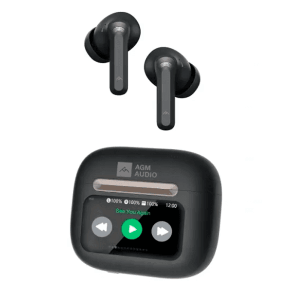 Anúncio: Fone de Ouvido Sem Fio AGM Mobile Buds 9 Com Bluetooth / IPX4 / Touch - Preto
