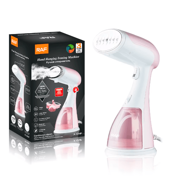 Anúncio: Ferro de Passar a Vapor Vertical Raf R.1214P / 1500W / 220V - Rosa
