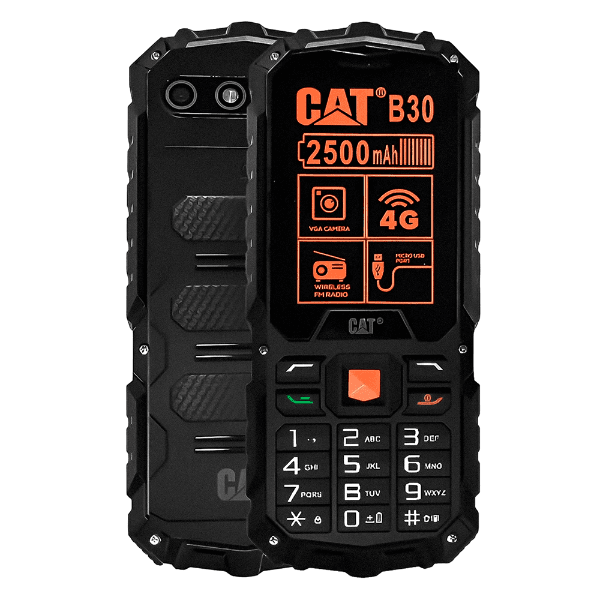 Anúncio: Celular Cat B30 Phone / 2.4" / 2500Mah / Radio FM / 4G / Dual SIM - Preto