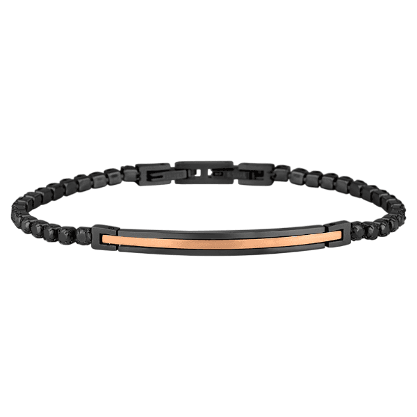 Anúncio: Pulseira Masculino Daniel Klein DKJ.16.10005-3 - Preto/Rose Gold