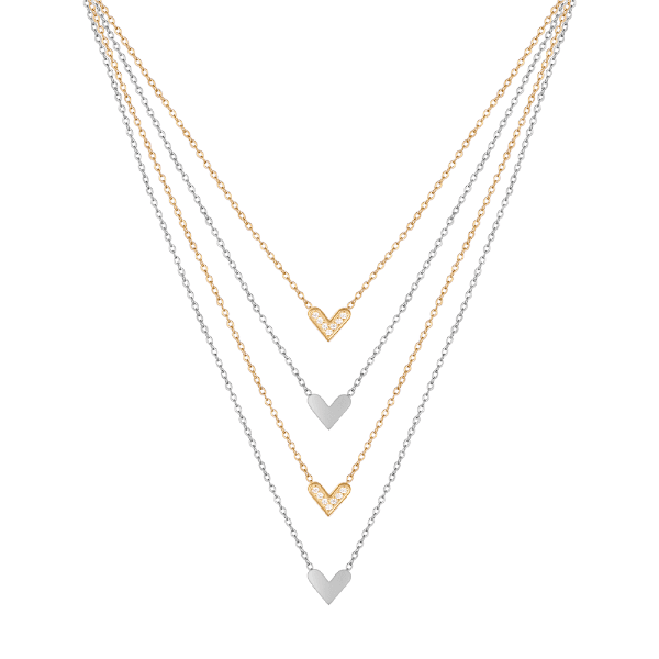 Anúncio: Colar Feminino Daniel Klein DKJ.5.20018-3 - Dourado/Prata