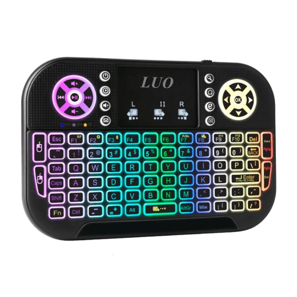 Anúncio: Controle Remoto Universal Luo LU-I15 Air Mouse Teclado / Bluetooth 5.0 / 2.4Ghz - Preto
