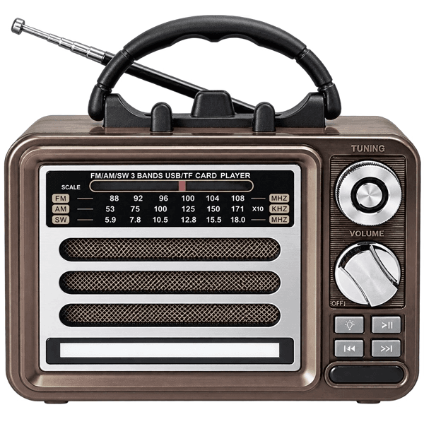 Anúncio: Radio Portátil Megastar RX306M Com Bluetooth / USB / AM - FM - Marrom