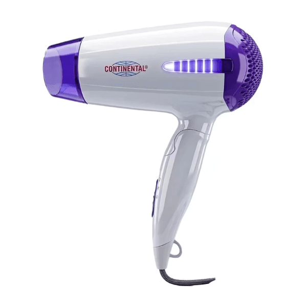 Anúncio: Secador de Cabelo Continental Fashion Hair Dryer RCY2030 / 1000W / 2 Velocidades / Bivolt - Branco/Roxo