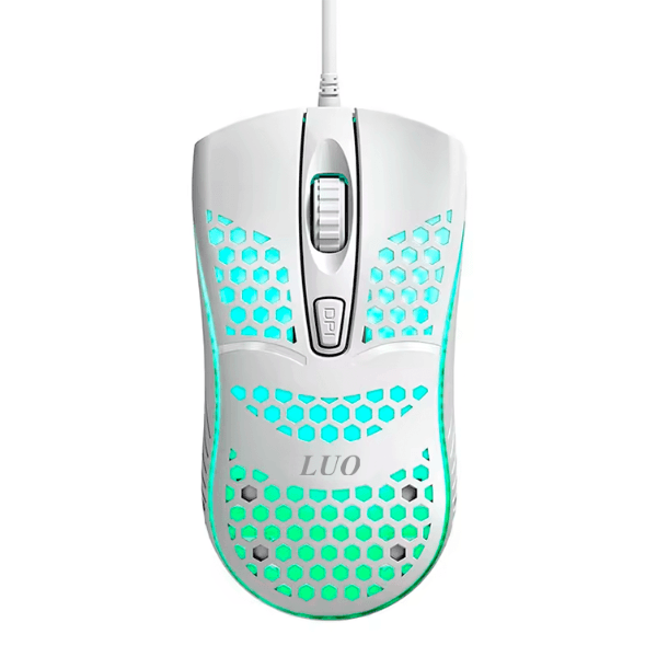 Anúncio: Mouse Optical Com Fio Luo Gaming LU-3041 / USB - Branco