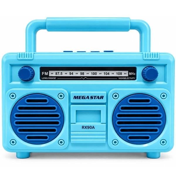 Anúncio: Radio Portatil Megastar RX90P Com Bluetooth / USB / FM / TF - Azul