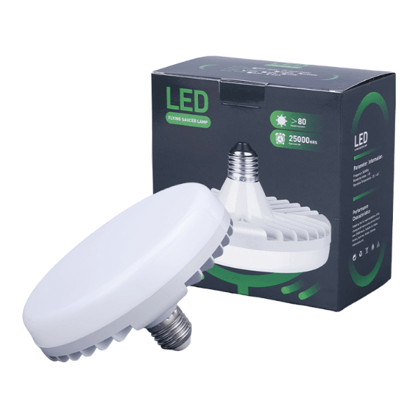 Anúncio: Lampada Led Flying Saucer / 40W / E27 / 7500K / 185V-265V ~ 50/60Hz - Branco