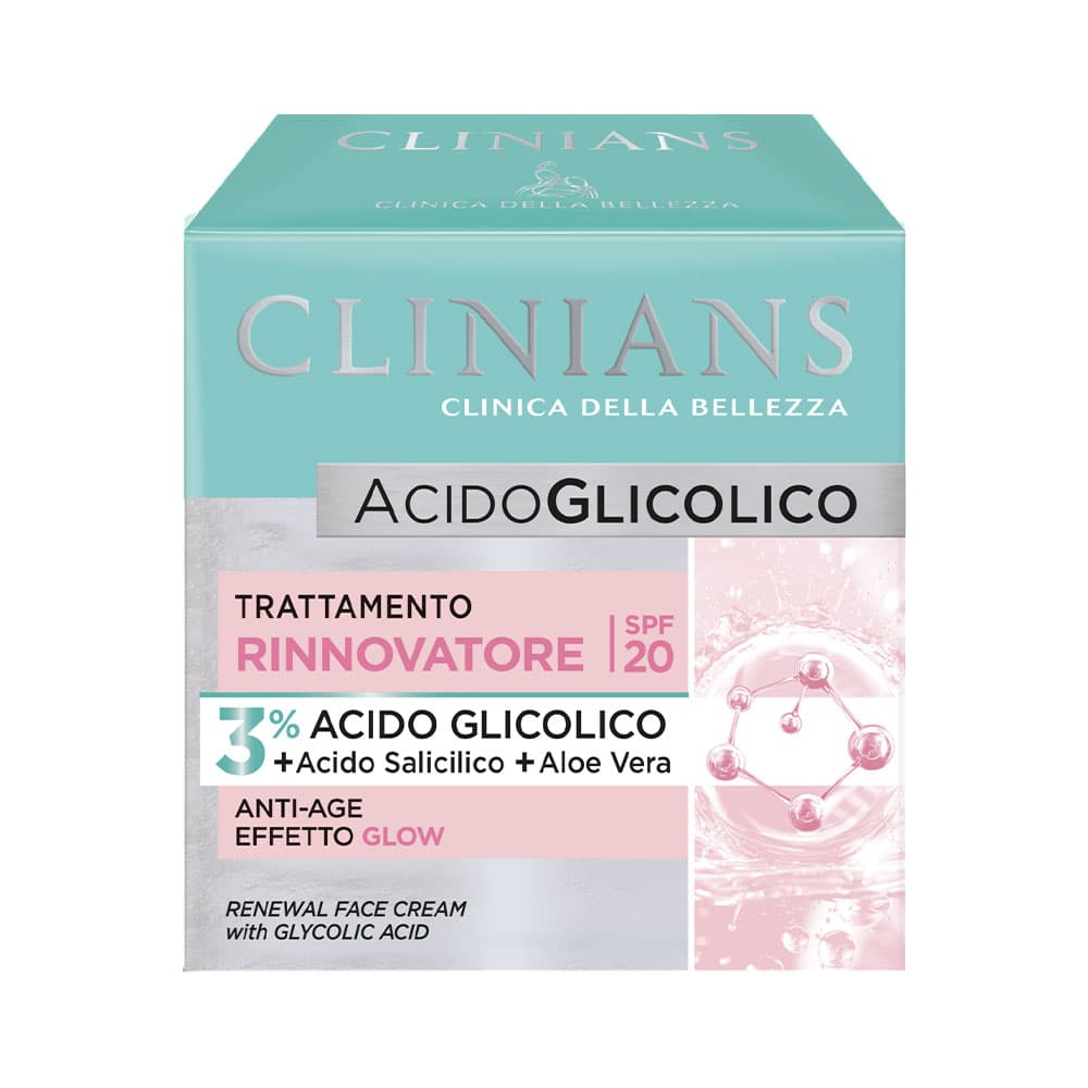 Anúncio: CREMA CLINIANS ÁCIDO GLICÓLICO SPF20 50ML