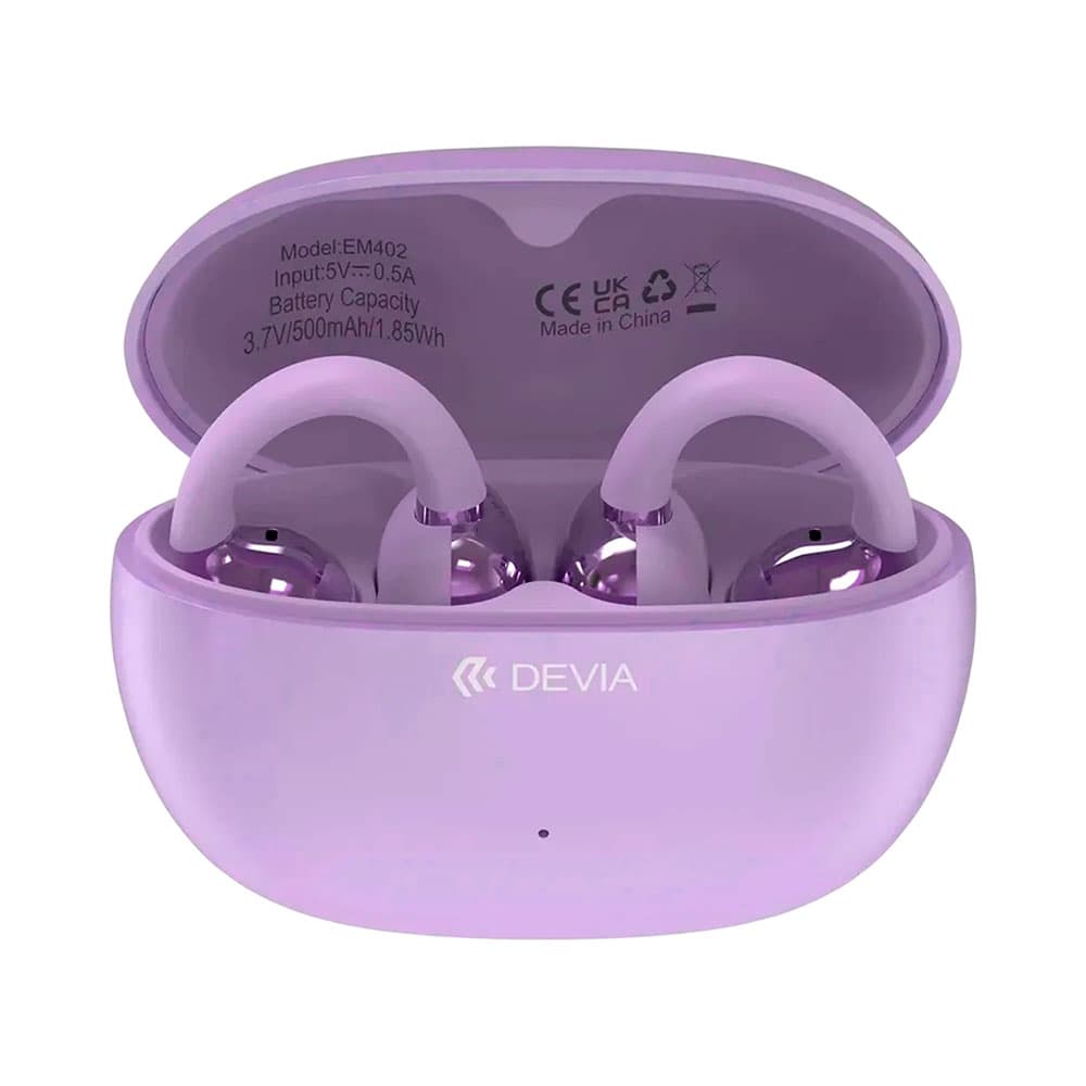 Anúncio: AURICULAR INALÁMBRICO DEVIA OWS PRO2 CLIP-ON EM402 PURPLE