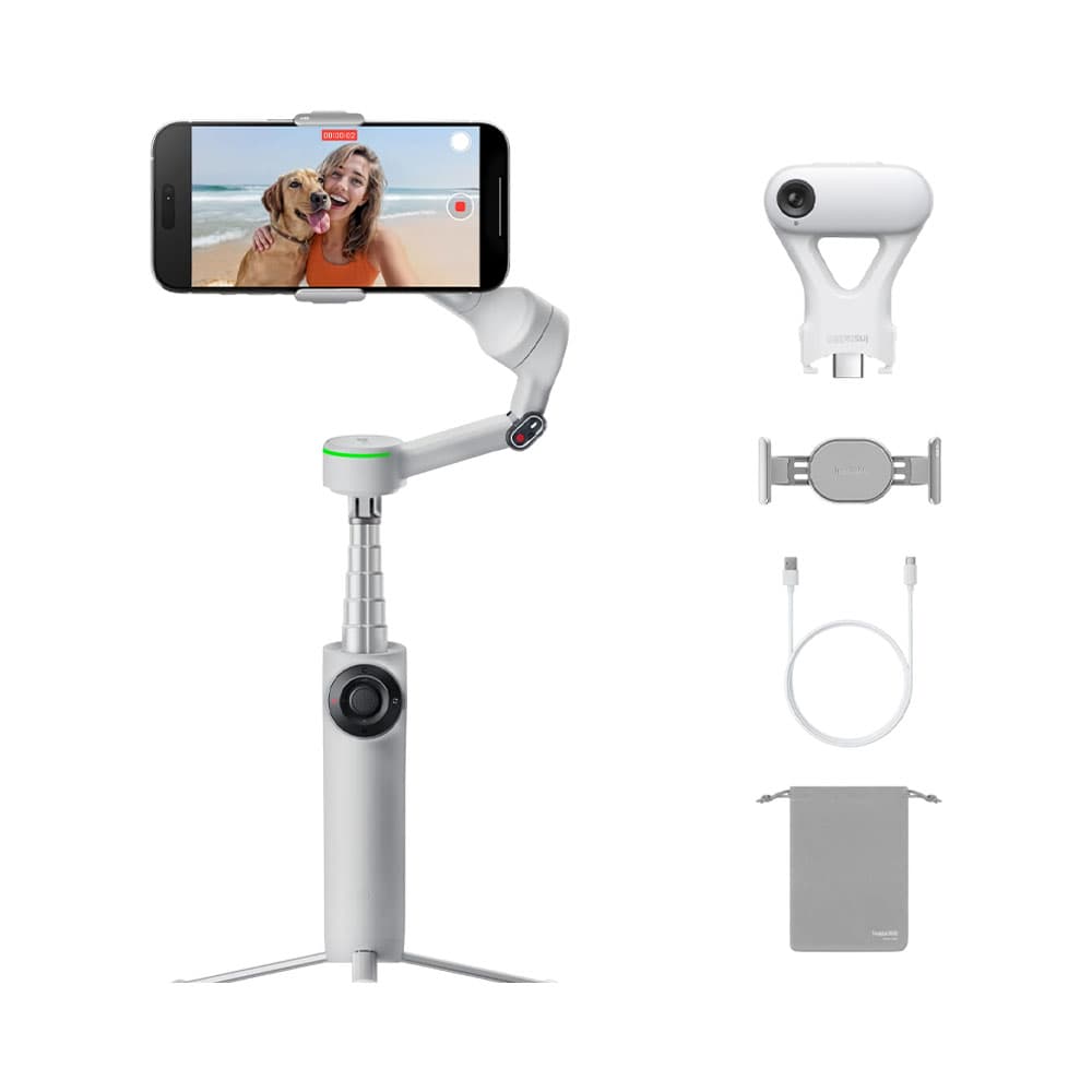 Anúncio: ESTABILIZADOR INSTA360 FLOW 2 CINSABQA AI TRACKER KIT STONE GRAY