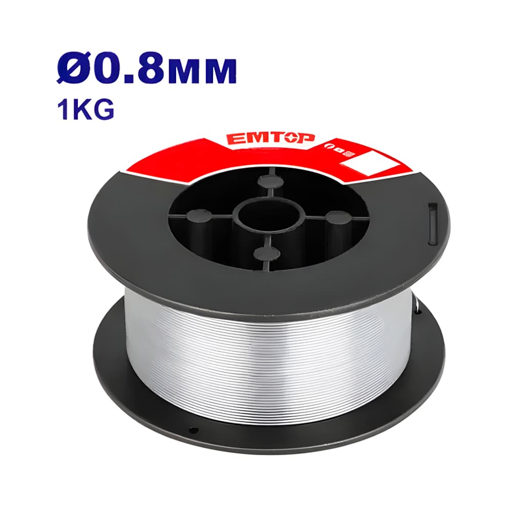Anúncio: ALAMBRE FLUX PARA SOLDADURA EMTOP EEWSFC08101 0.8MM 1KG