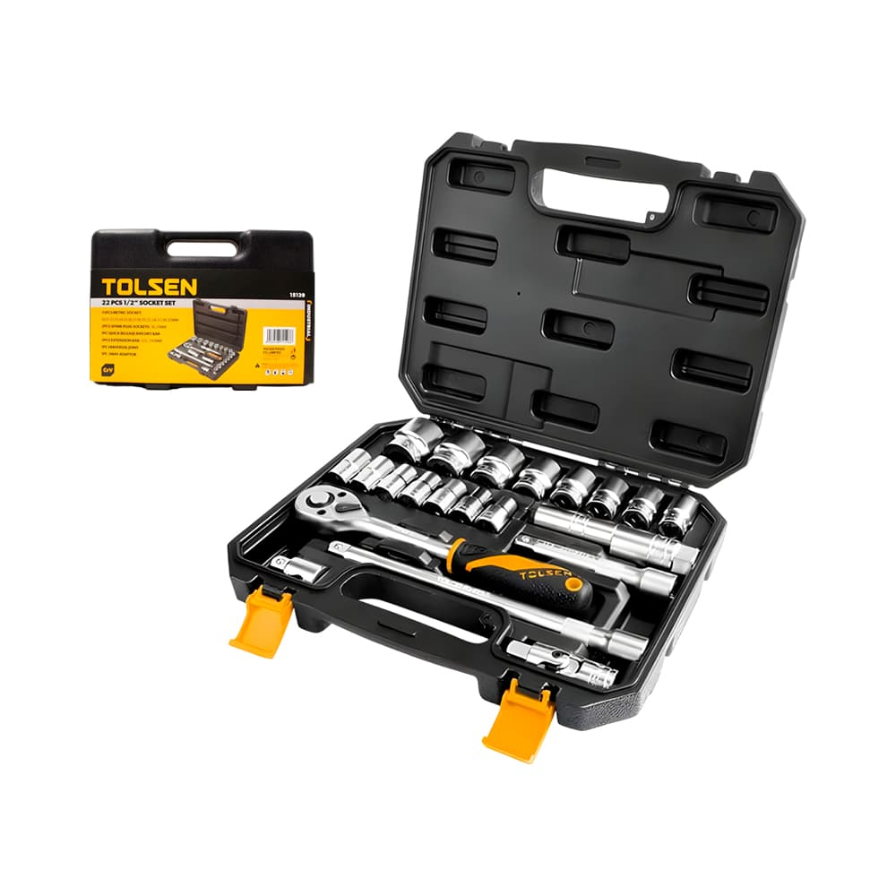 Anúncio: KIT DE TUBOS ESTRIADOS TOLSEN 15139 1/2" 22 PIEZAS