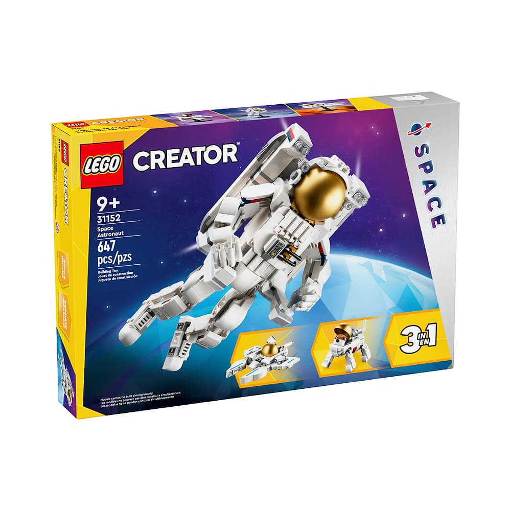 Anúncio: JUGUETE DE CONSTRUCCIÓN LEGO CREATOR SPACE ASTRONAUT 3 EN 1 31152 647 PIEZAS