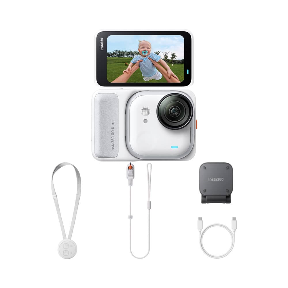 Anúncio: CÁMARA DE ACCIÓN INSTA360 GO ULTRA STANDARD BUNDLE ARCTIC WHITE