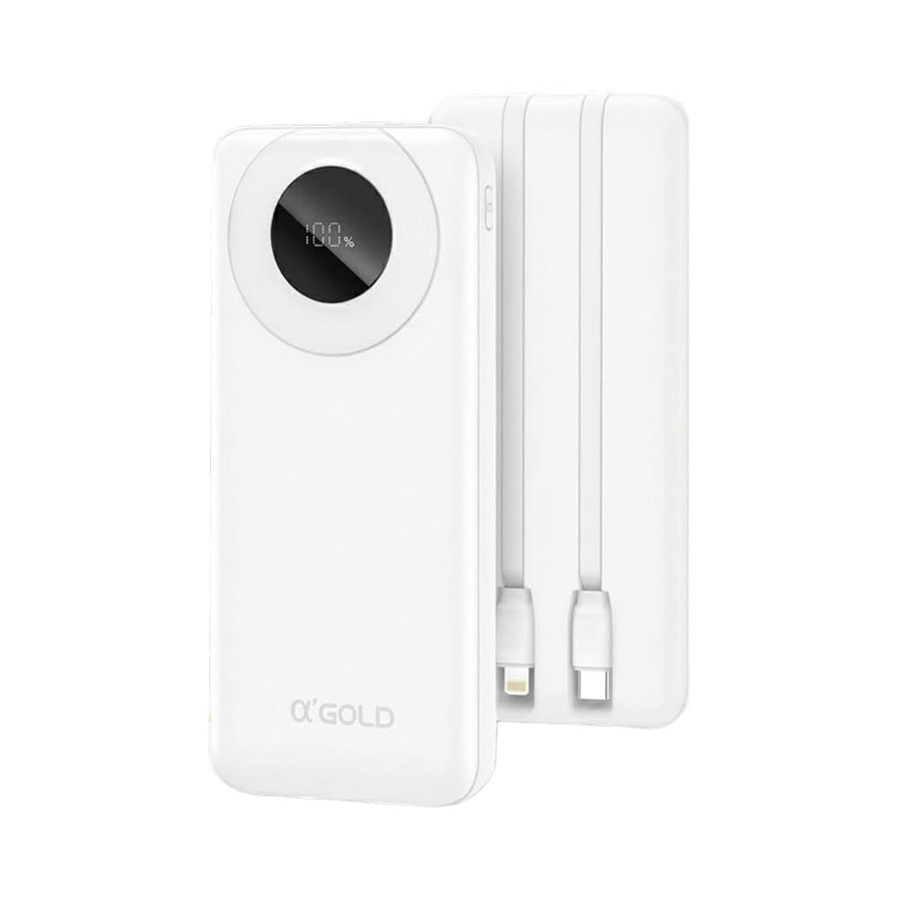 Anúncio: CARGADOR PORTÁTIL A GOLD BTE-08A 10.000 MAH WHITE