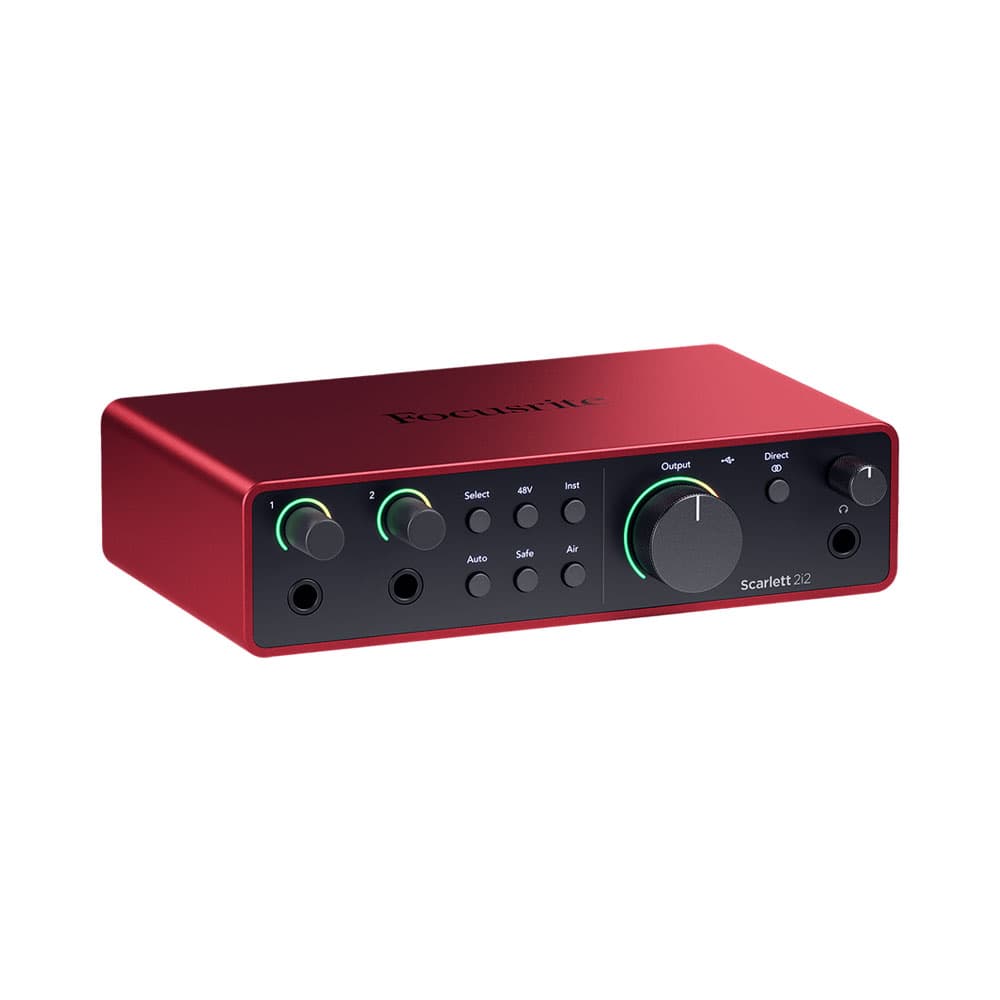 Anúncio: INTERFAZ DE AUDIO FOCUSRITE SCARLETT 2I2 G4