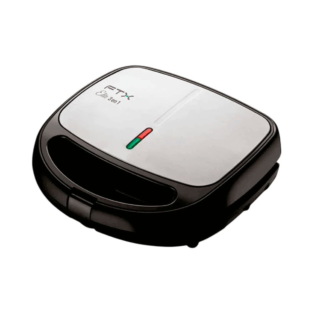Anúncio: SANDWICHERA GRILL FTX SM2-750 3 EN 1 750W 220V NEGRO/PLATA