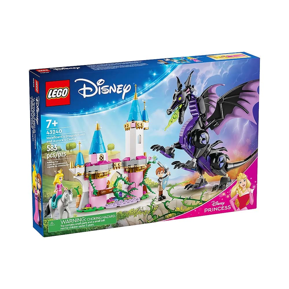 Anúncio: JUGUETE DE CONSTRUCCIÓN LEGO DISNEY MALEFICENT'S DRAGON FORM AND AURORA'S CASTLE 43240 583 PIEZAS