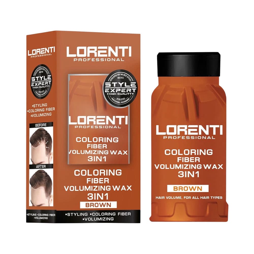 Anúncio: CERA CAPILAR LORENTI COLORING FIBER VOLMIZING WAX 3IN1 BROWN 30GR