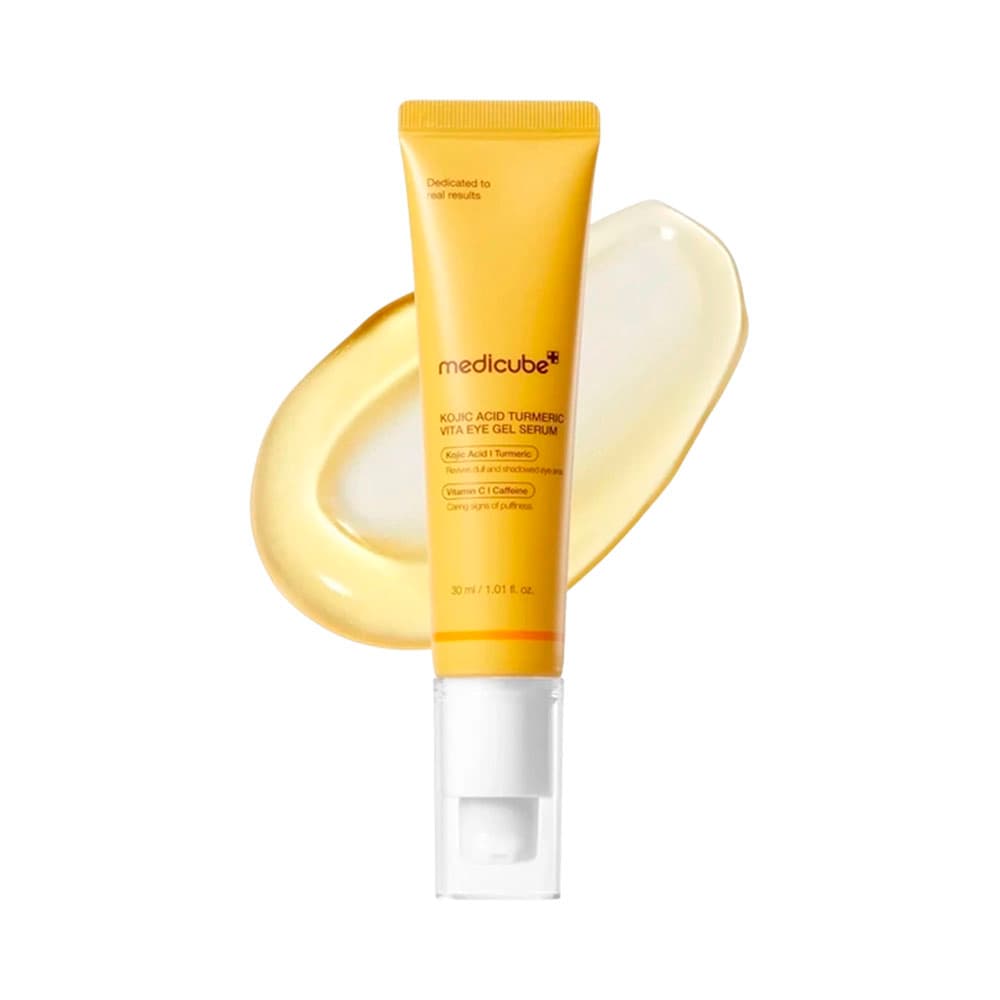 Anúncio: SÉRUM PARA CONTORNO DE OJOS MEDICUBE KOJIC ACID TURMERIC VITA GEL 30ML