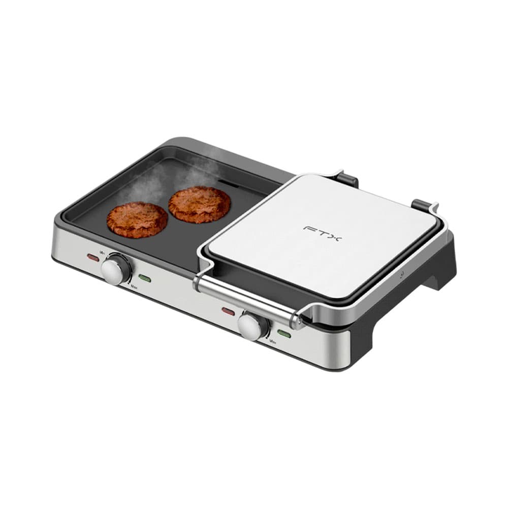 Anúncio: GRILL ELÉCTRICO FTX EG2-718 2 EN 1 2100W 220V PLATA