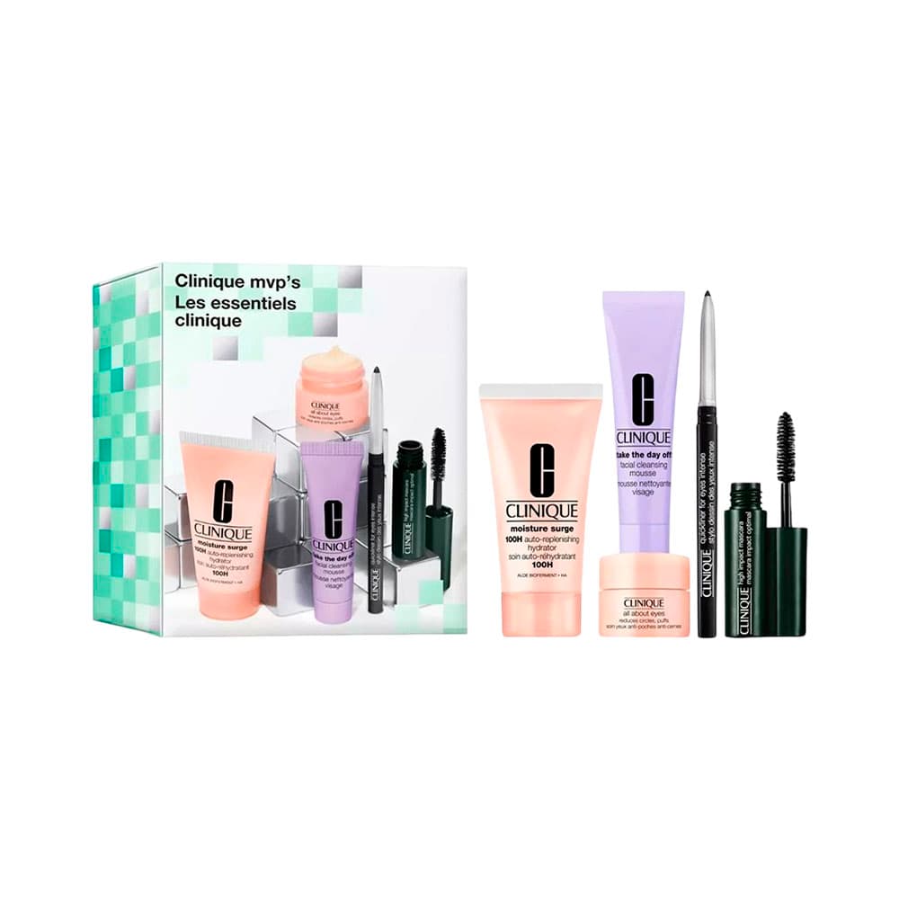 Anúncio: SET CLINIQUE MVP'S LES ESSENTIELS ULTRA BEAUTY 5 PIEZAS