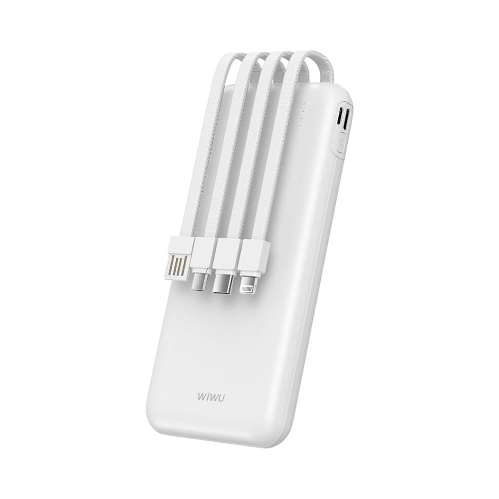 Anúncio: CARGADOR PORTÁTIL WIWU P-08B 10.000 MAH WHITE
