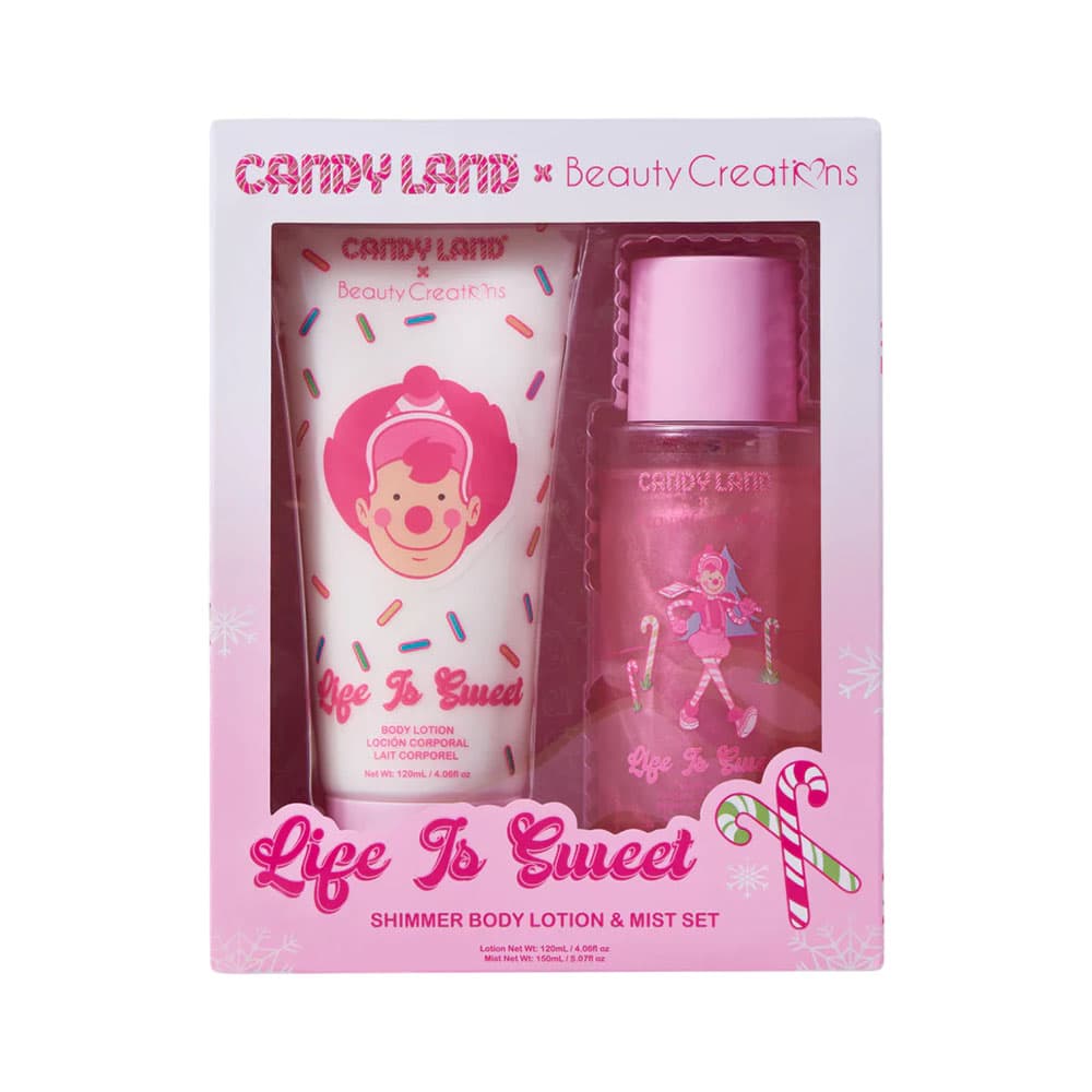 Anúncio: SET DE COSMÉTICOS BEAUTY CREATIONS CANDY LAND LIFE IS SWEET SHIMMER 2 PIEZAS