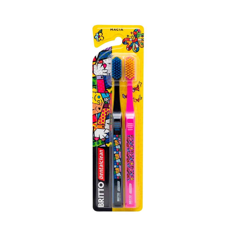 Anúncio: CEPILLO DENTAL DENTALCLEAN BRITTO SOFT 2 PIEZAS
