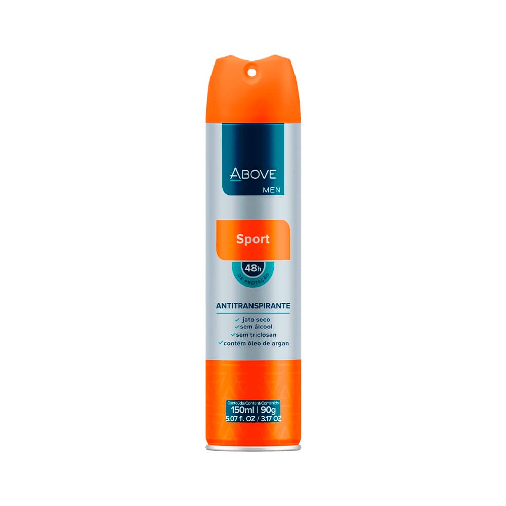 Anúncio: DESODORANTE ABOVE MEN SPORT 48H 150ML