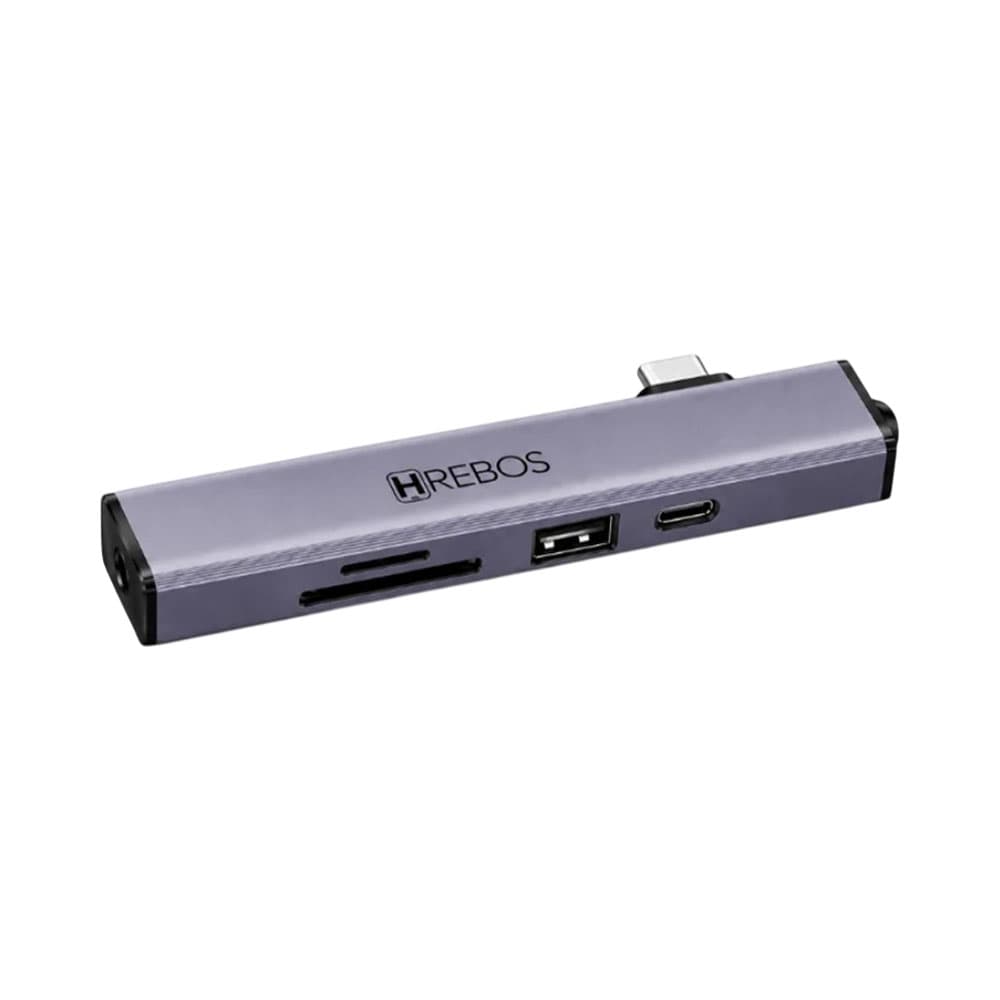 Anúncio: ADAPTADOR USB-C HREBOS PREMIUM 6 EN 1 AD-240C