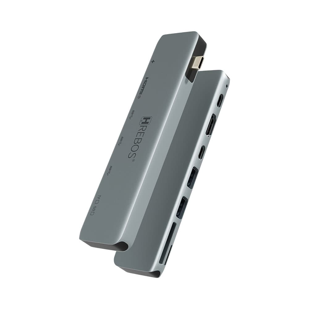 Anúncio: ADAPTADOR USB-C HREBOS PREMIUM 7 EN 1 AD-219