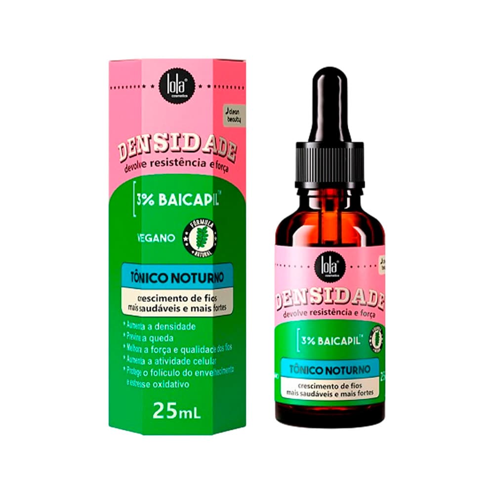 Anúncio: TÓNICO CAPILAR LOLA DENSIDADE NOCTURNO 25ML